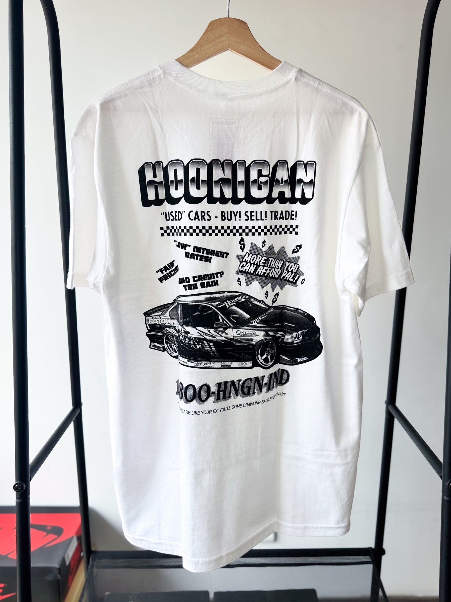 T-Shirt “Used cars” White L