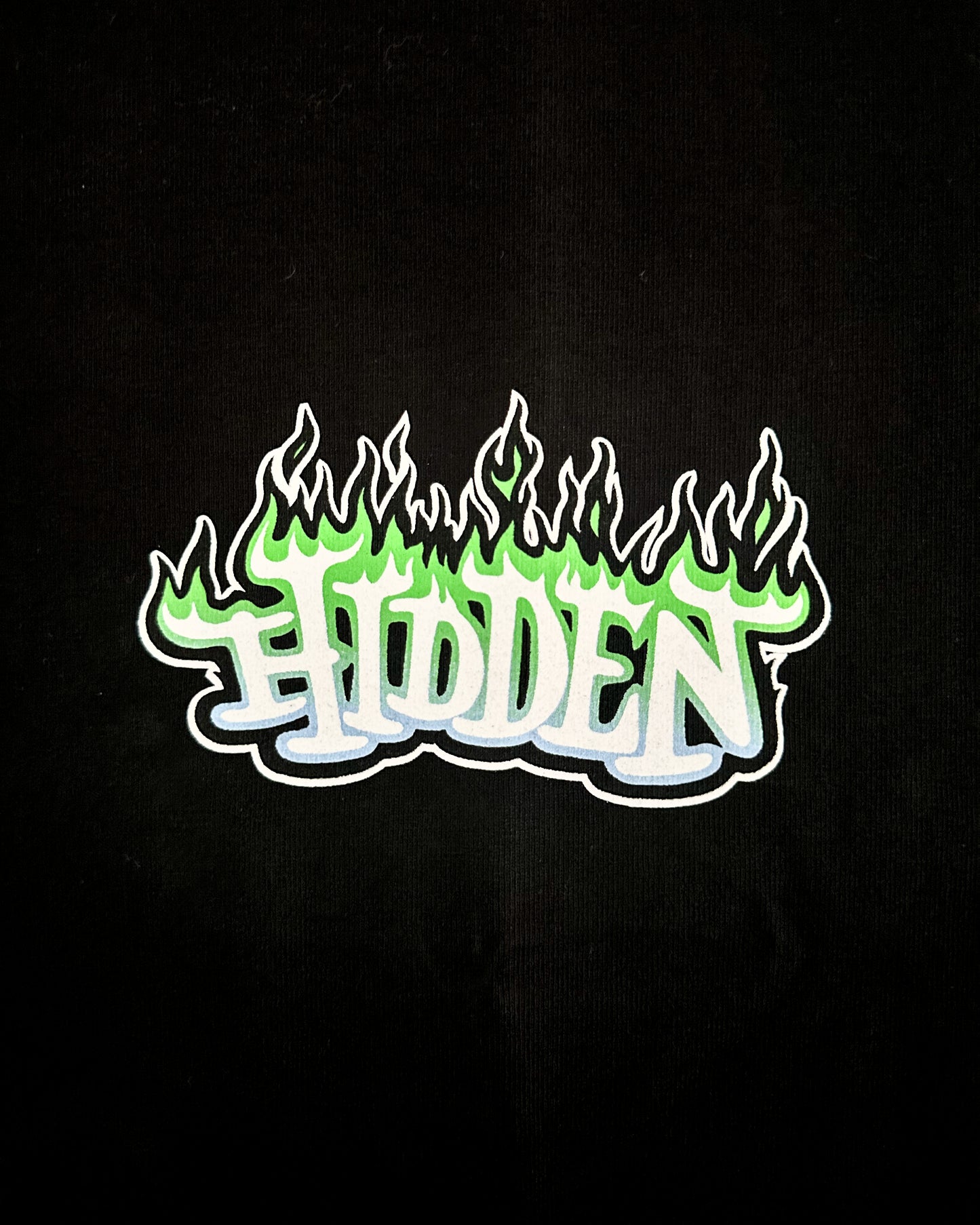 T-Shirt “Flame Tee” Black L