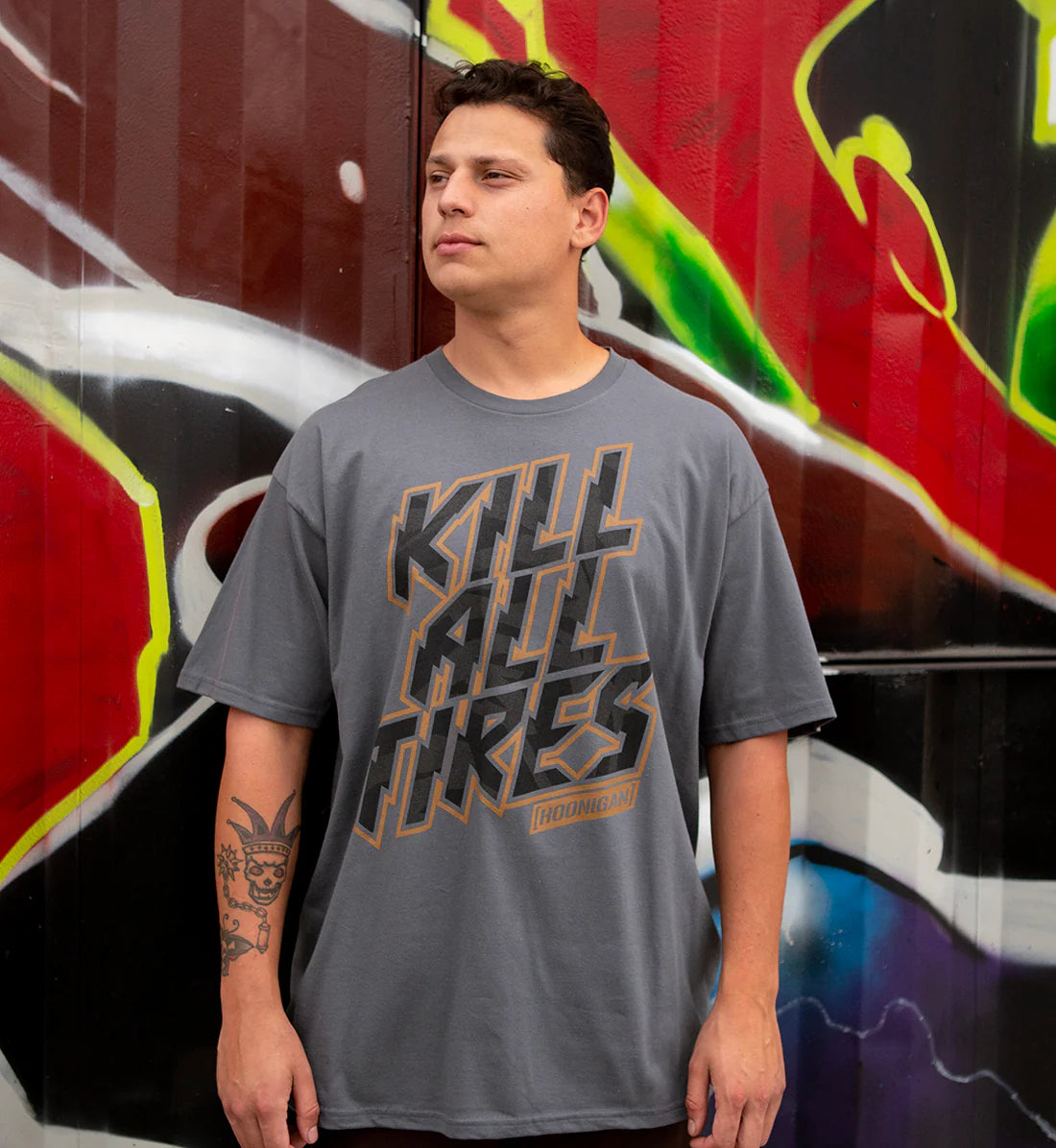 T-Shirt “KB43VER GYM7” Gray M
