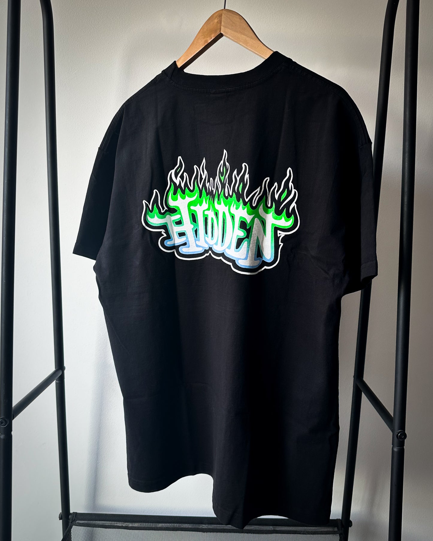T-Shirt “Flame Tee” Black L
