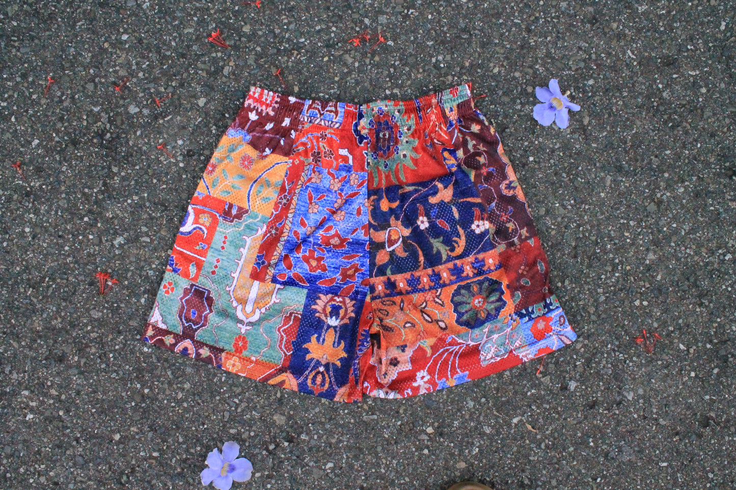 “Red EE Rug” Shorts