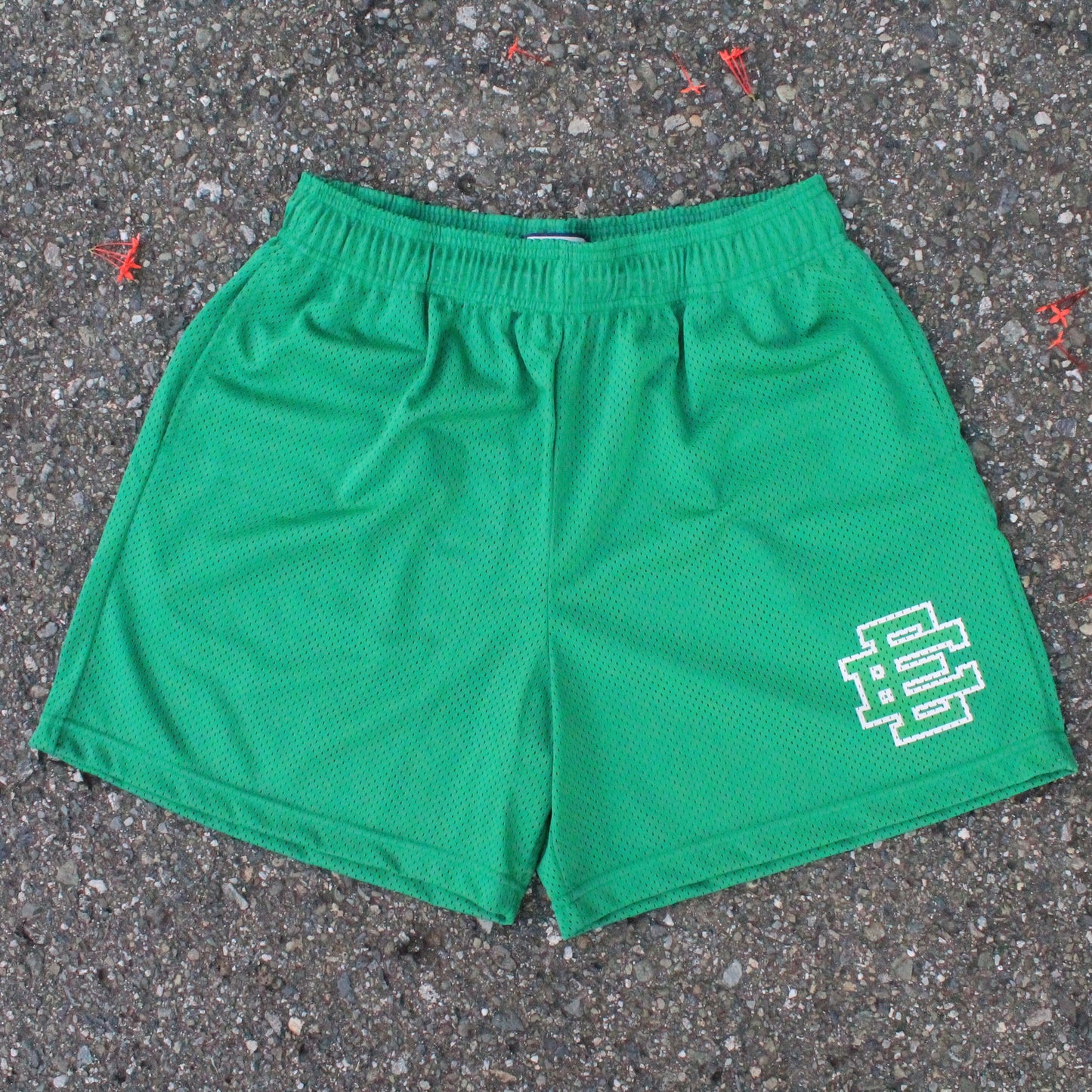 “Kelly Green/White” Shorts