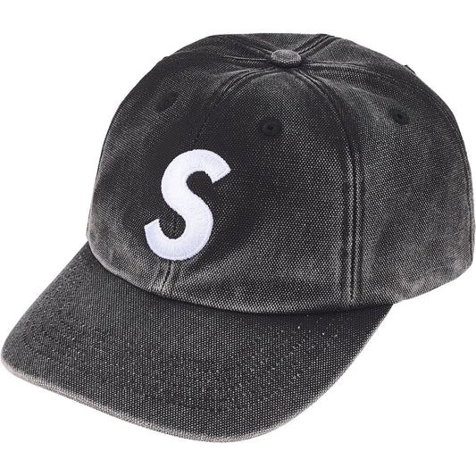 Pigment coated S Logo 6-Panel Black