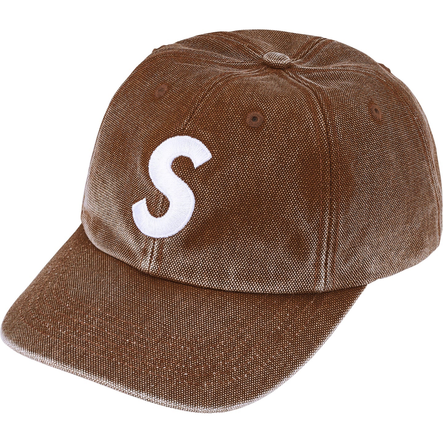 Pigment coated S Logo 6-Panel Brown