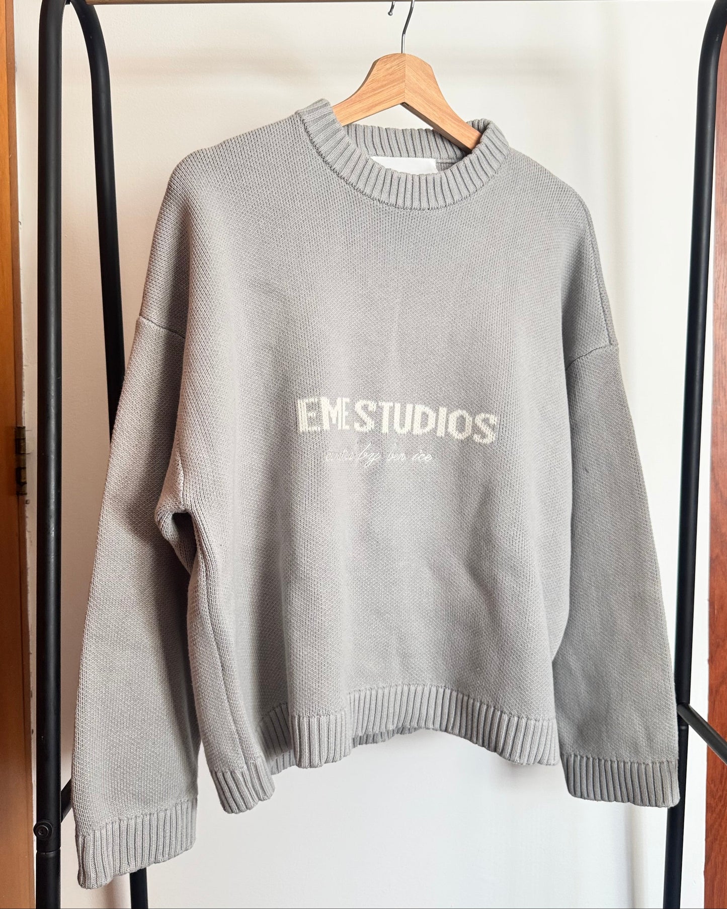 Master Grey Knit Sweater