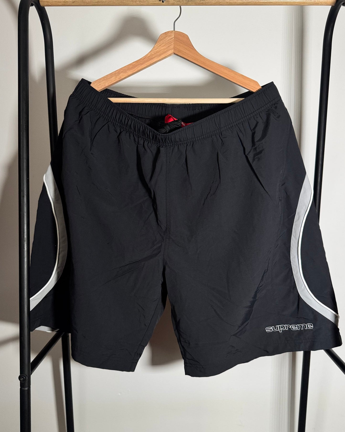 Paneled Water Short Black XL