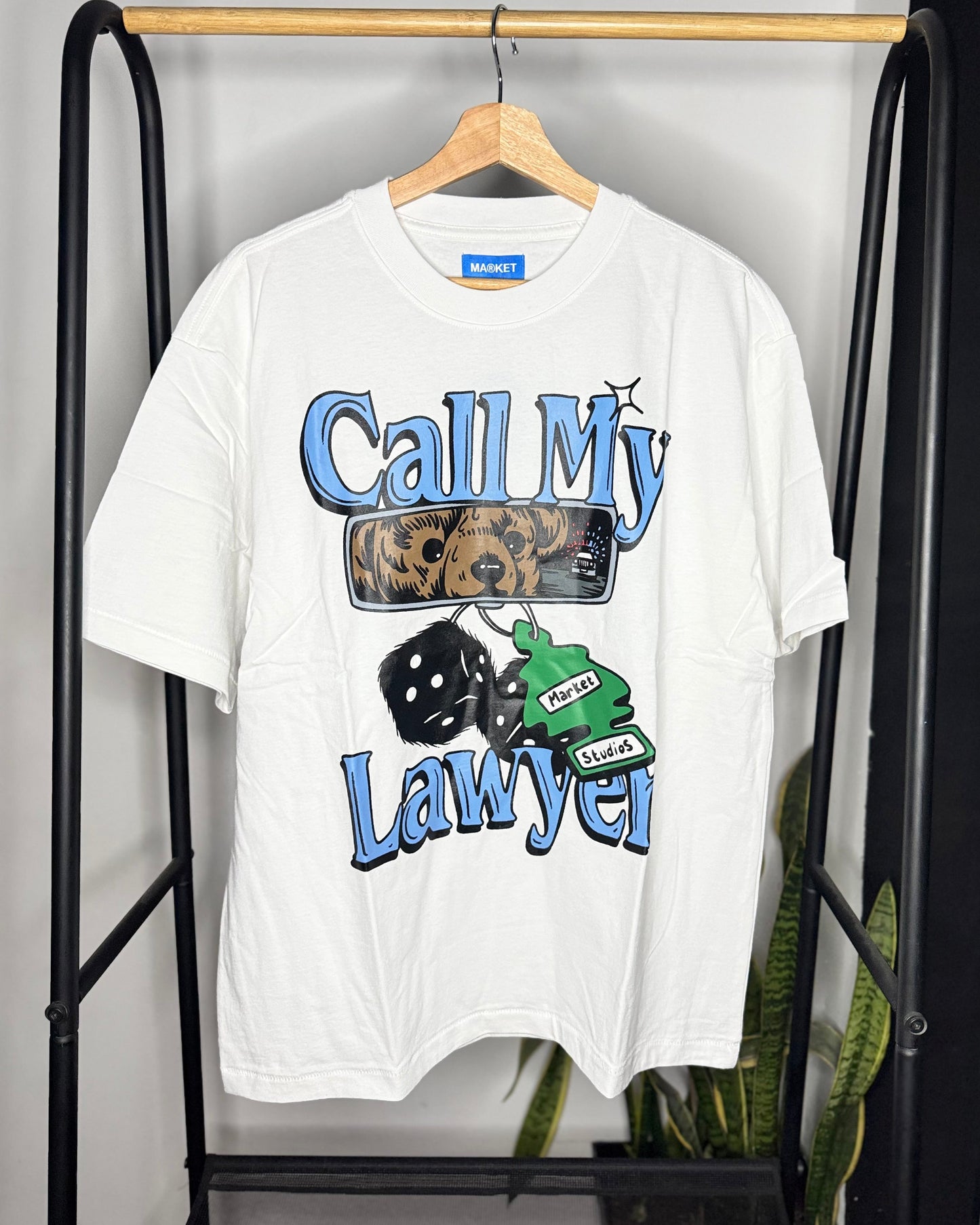 T-Shirt “Call my Lawyer” White L