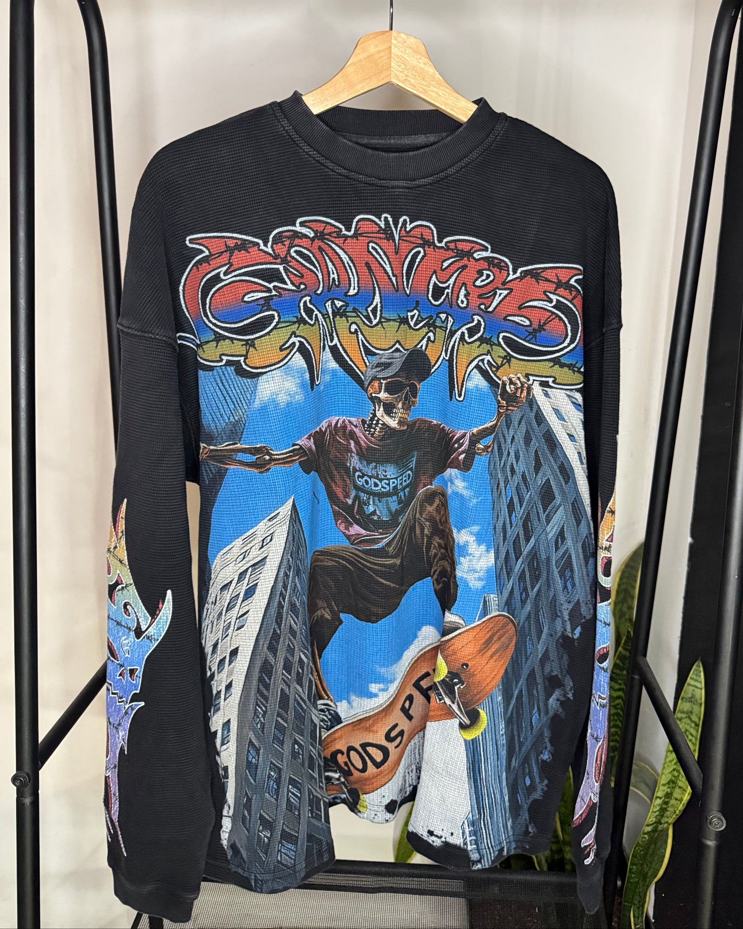 T-Shirt “Ollie” LS Thermal Black XL