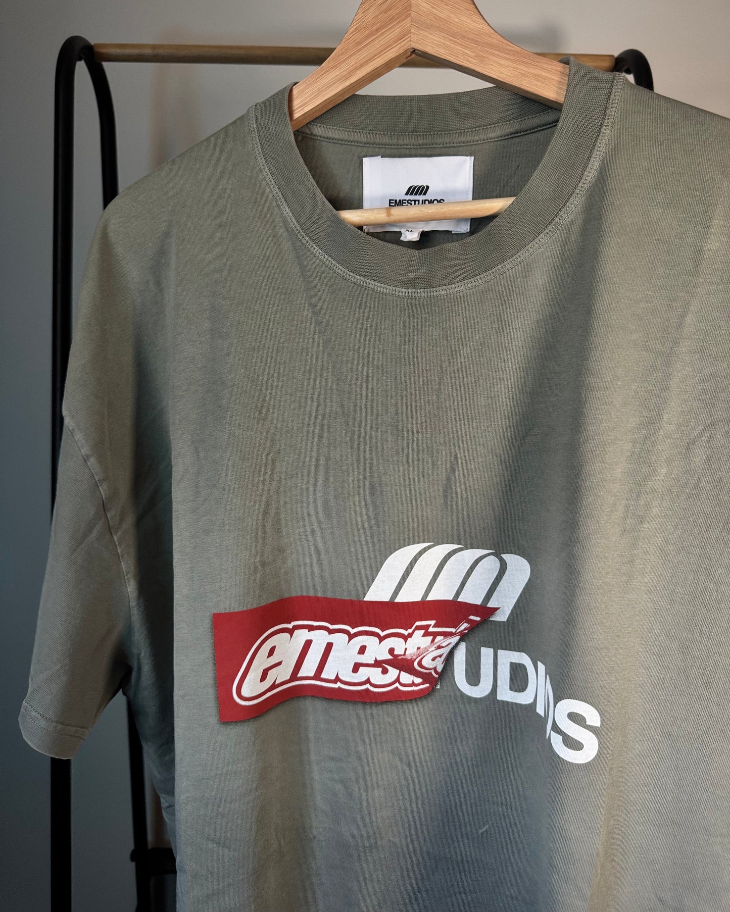 T-Shirt Despiece Olive XL