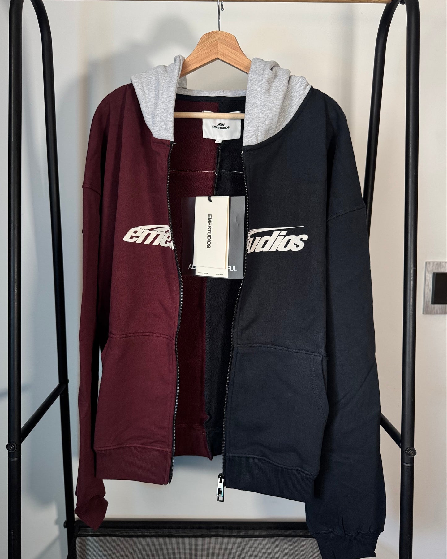 Hoodie Intel Split Full Zip XL