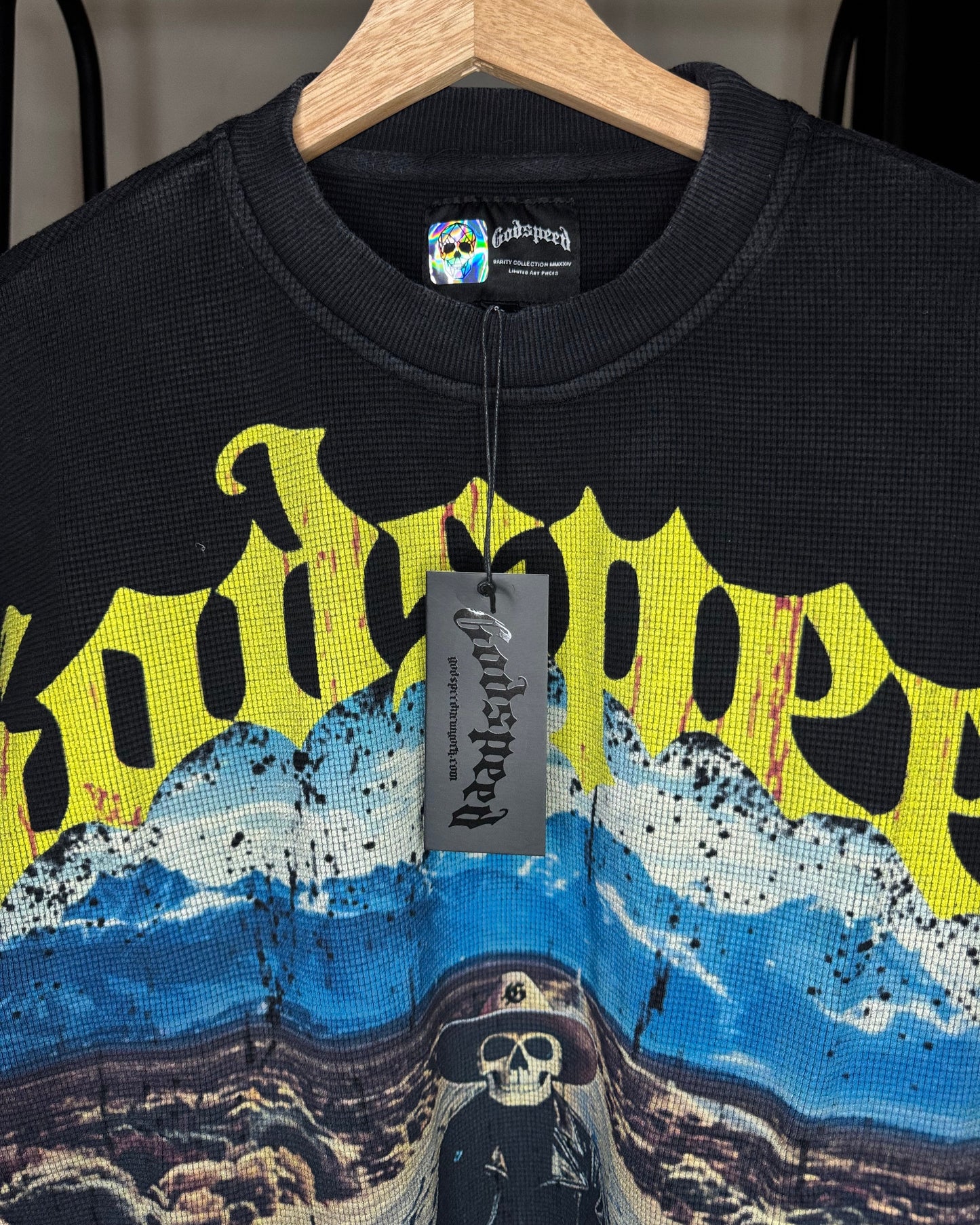 T-Shirt “Long Lonely Road” LS Thermal Black XL