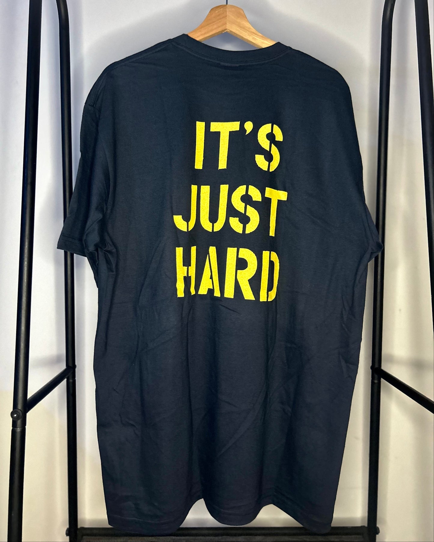 T-shirt “Just Hard" Navy