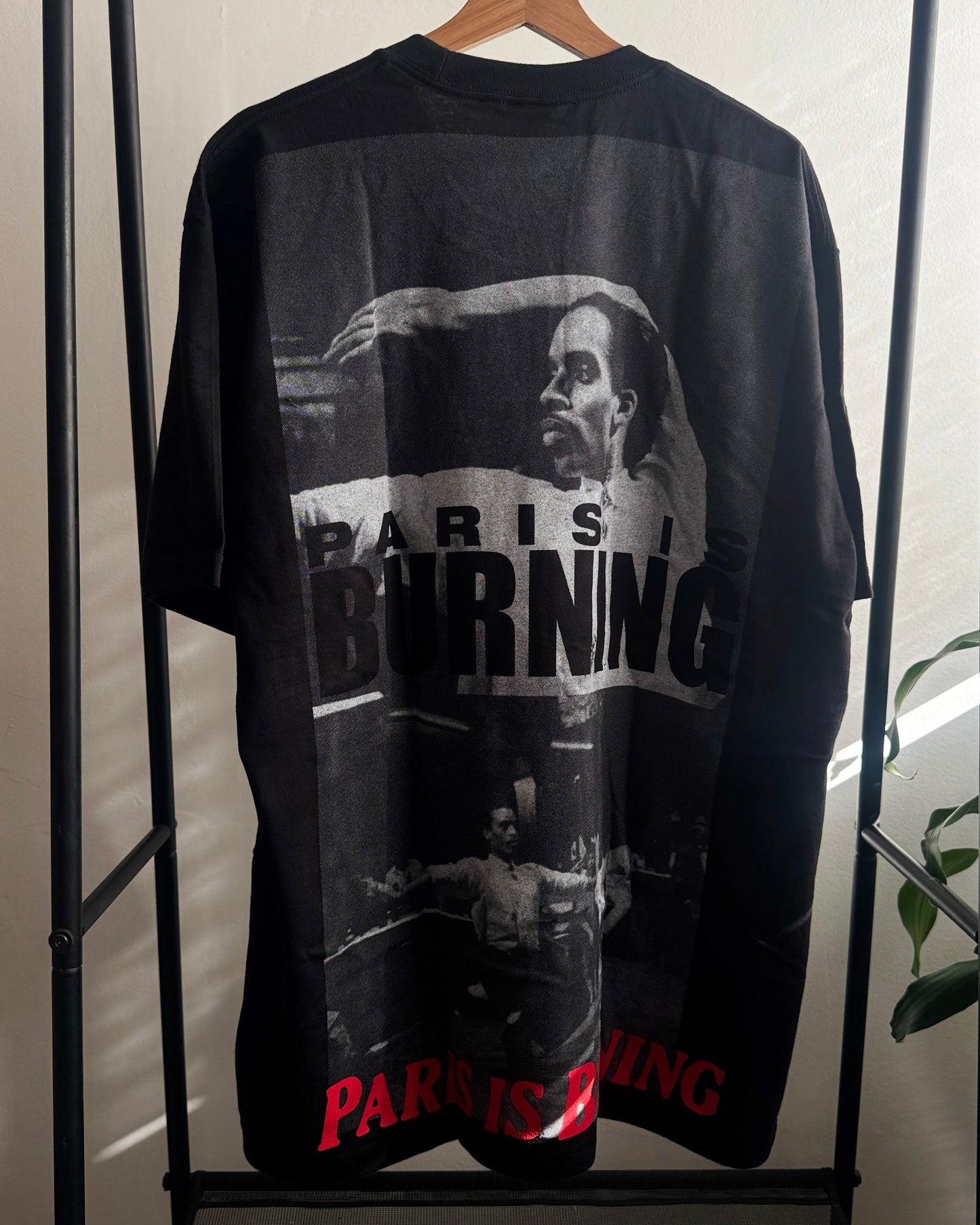 T-shirt “Paris is Burning" Black XL