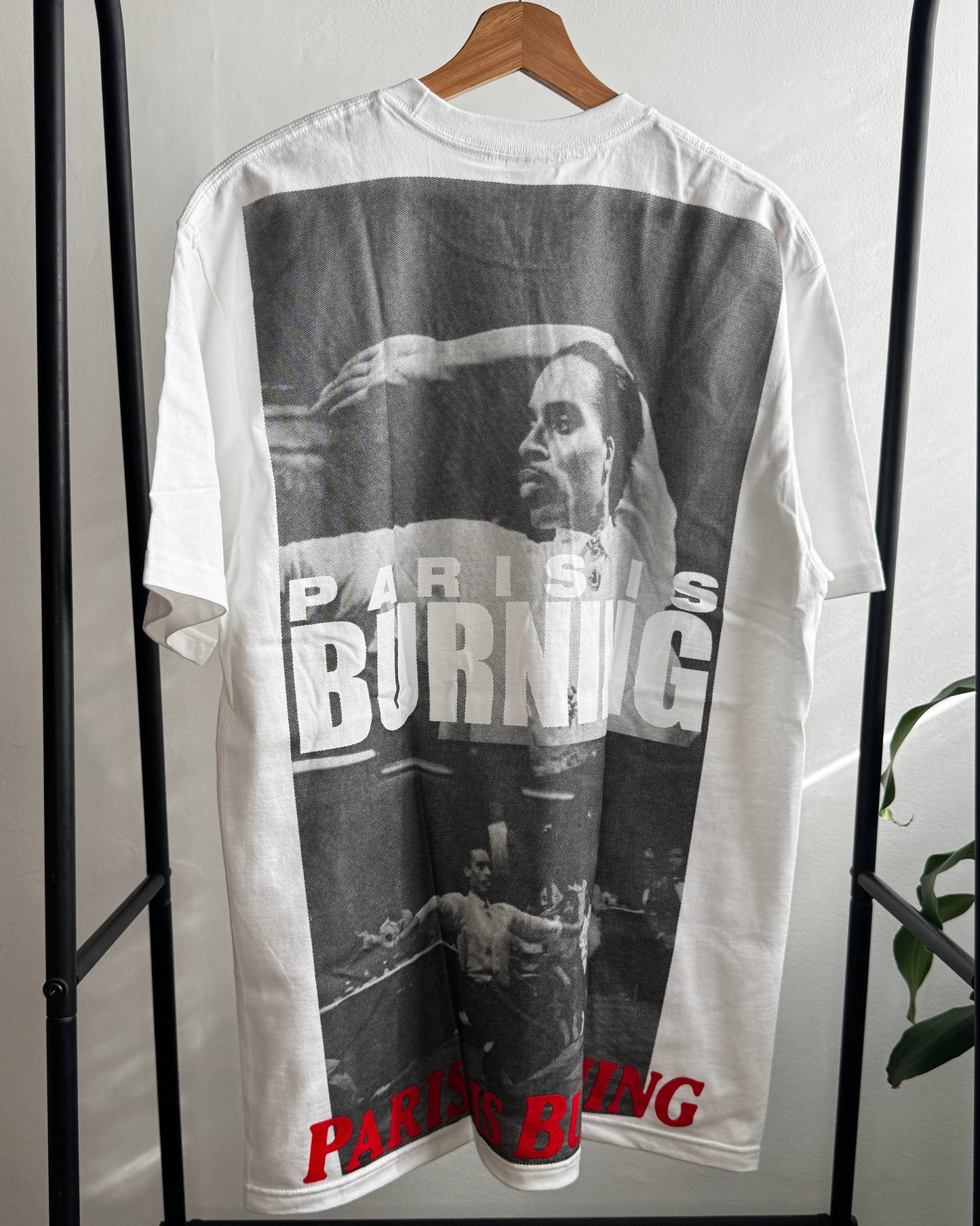 T-shirt “Paris is Burning" White L