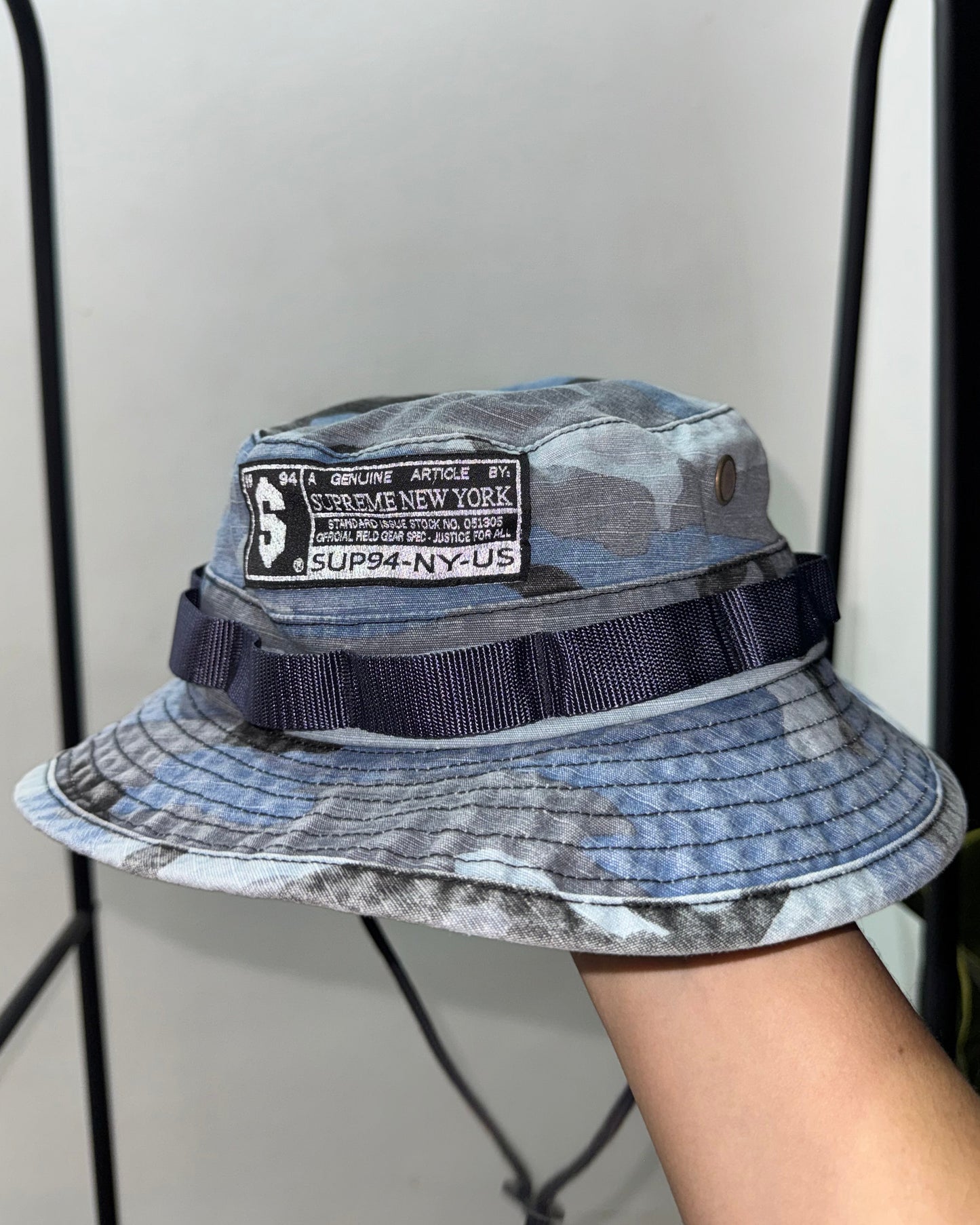 Military Boonie "Blue Camo" S/M