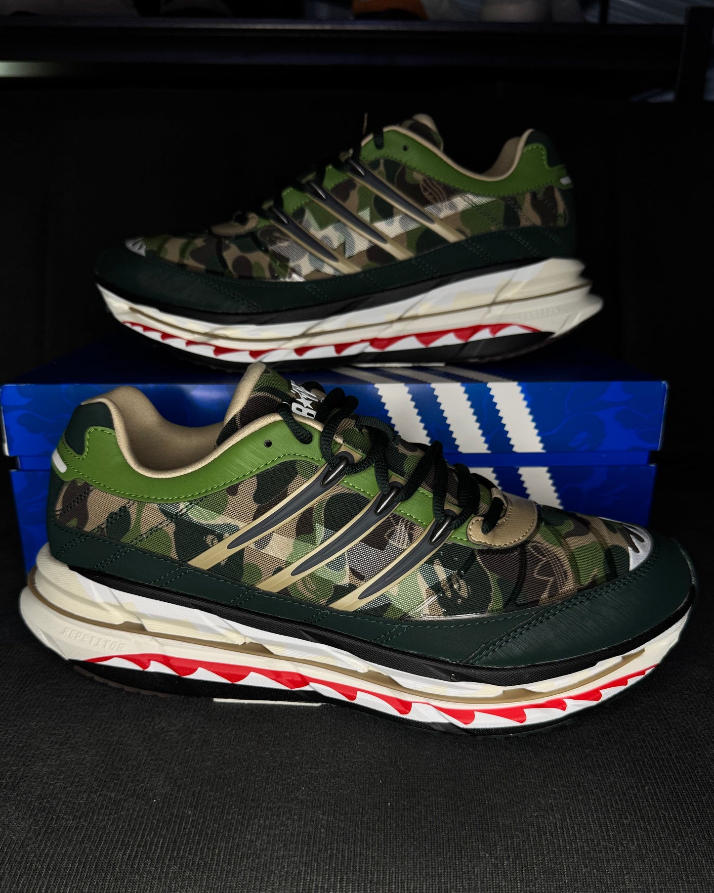 Adistar HRMY x Bape "Green Camo" 10,5us