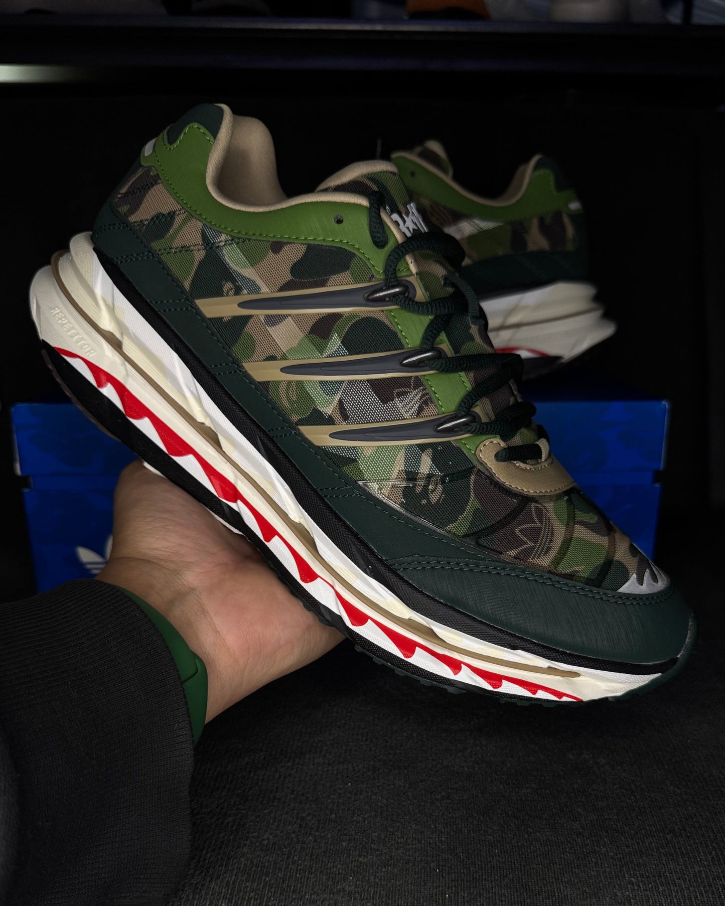 Adistar HRMY x Bape "Green Camo" 10,5us