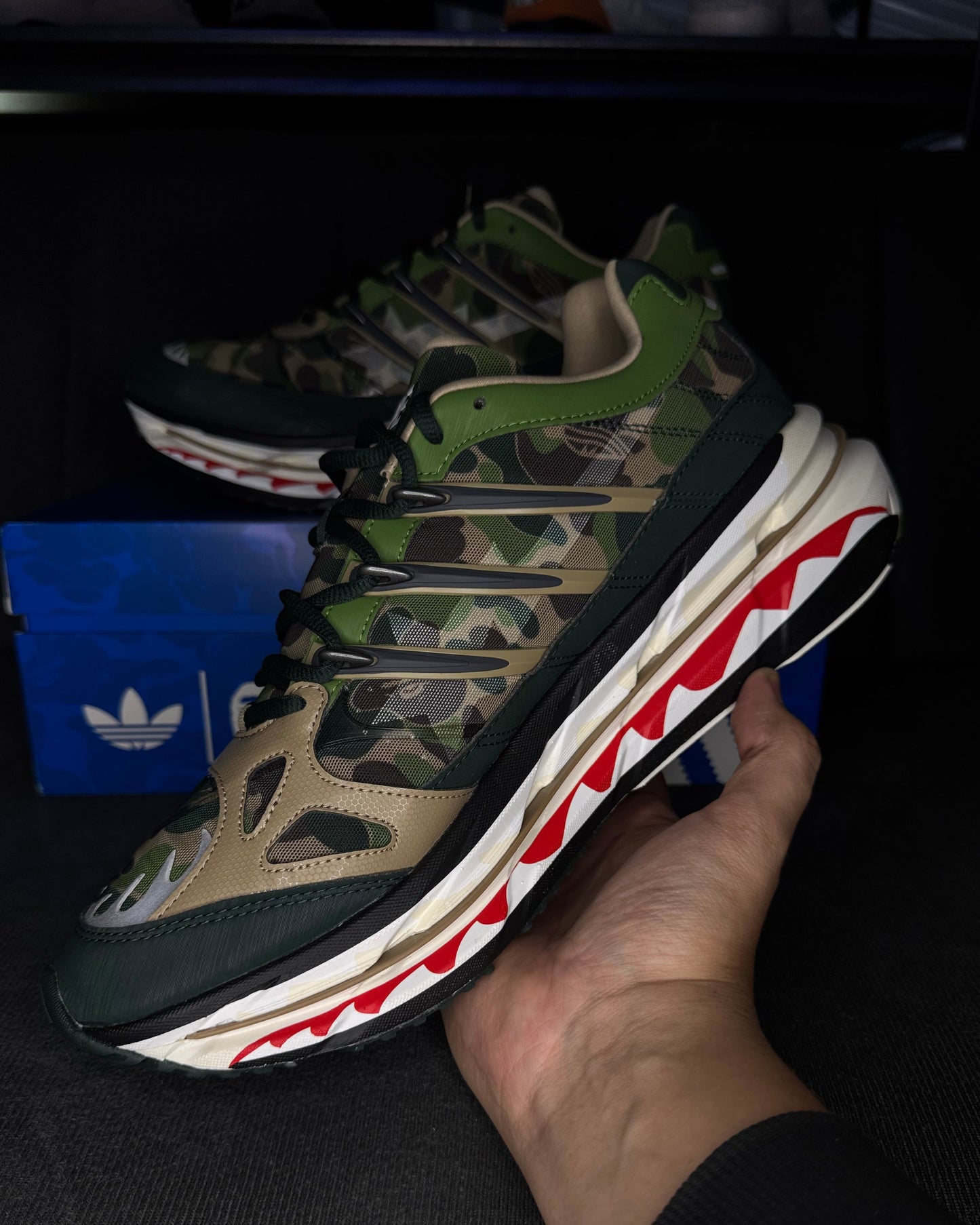 Adistar HRMY x Bape "Green Camo" 10,5us