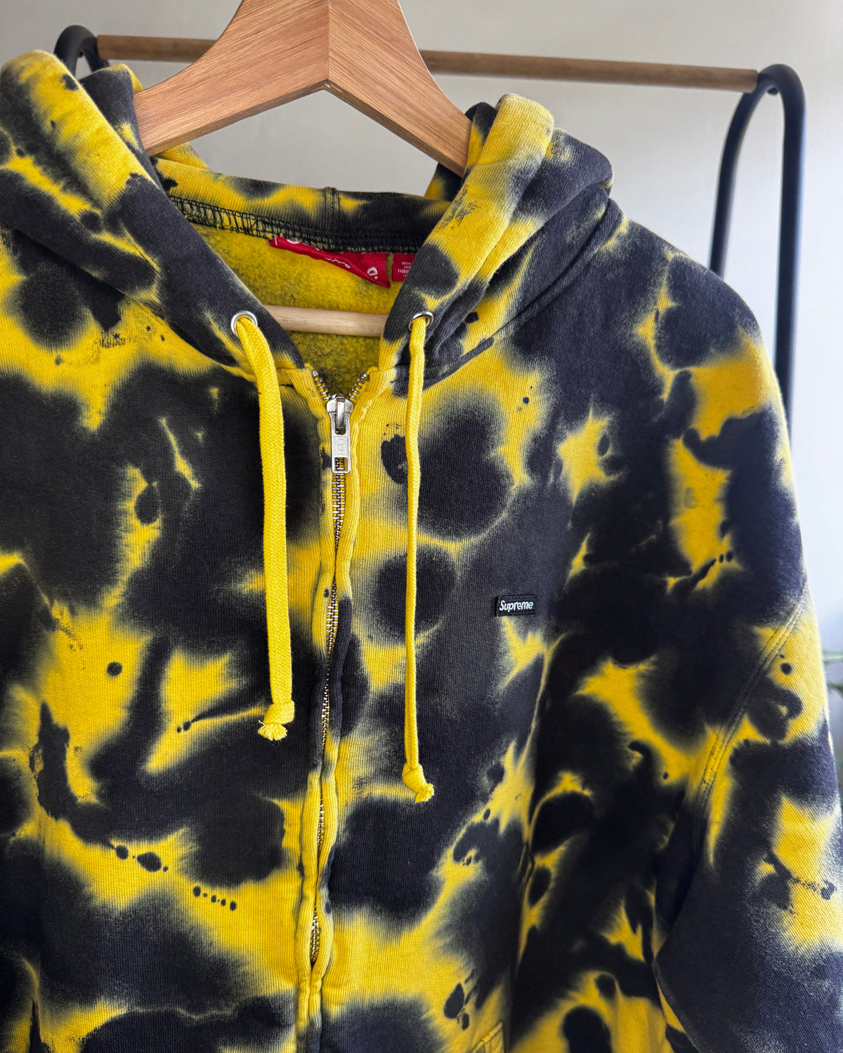Zip Up Hoodie ”Small Box" Tie Dye L