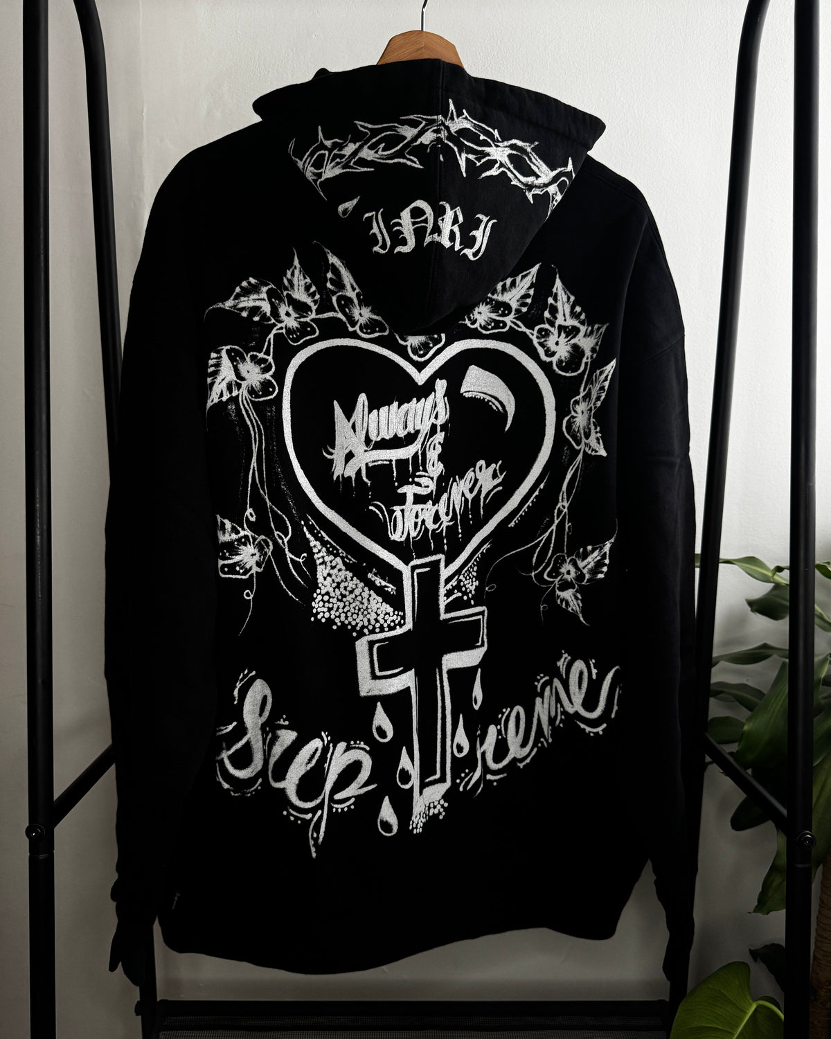 Hoodie ”Forever" Black XL