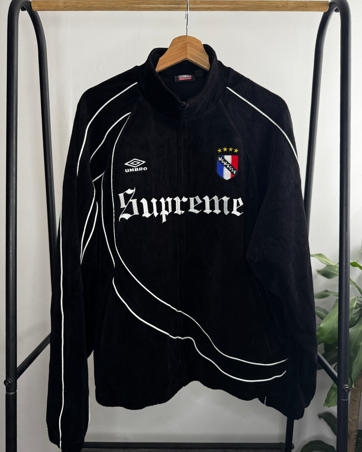 Track Jacket x Umbro "Velour" Black L