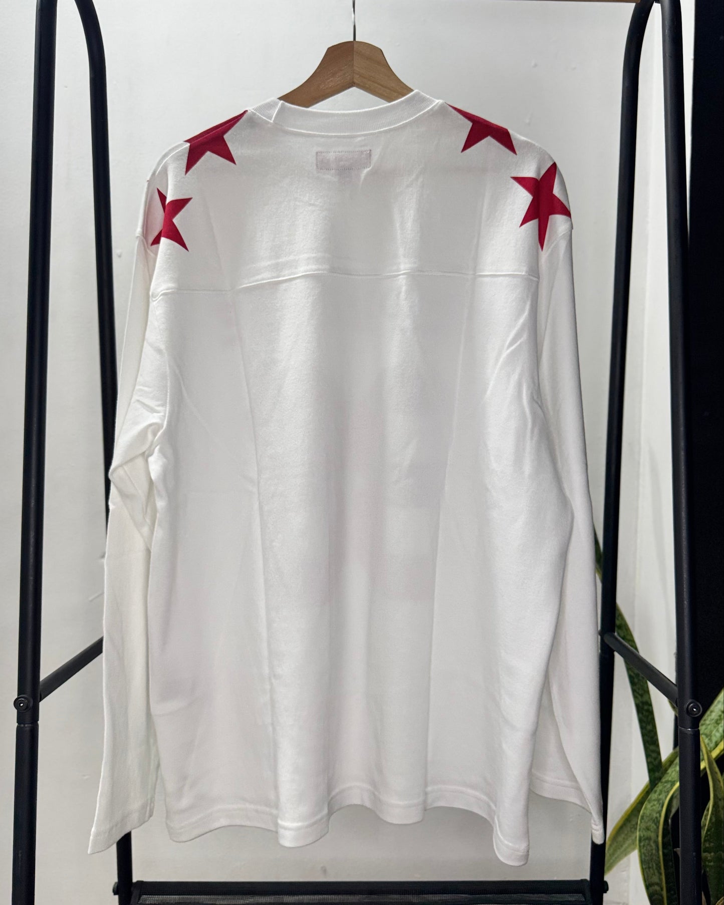 Long Sleeve x Playboy "Football Top" White L