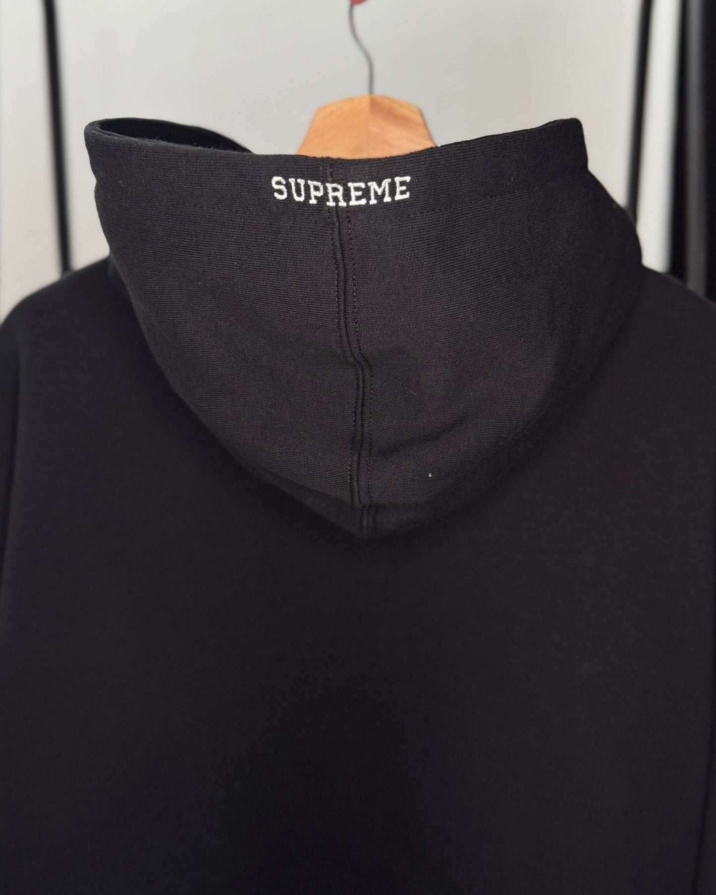 Zip Up Hoodie ”Devil S Logo" Black L