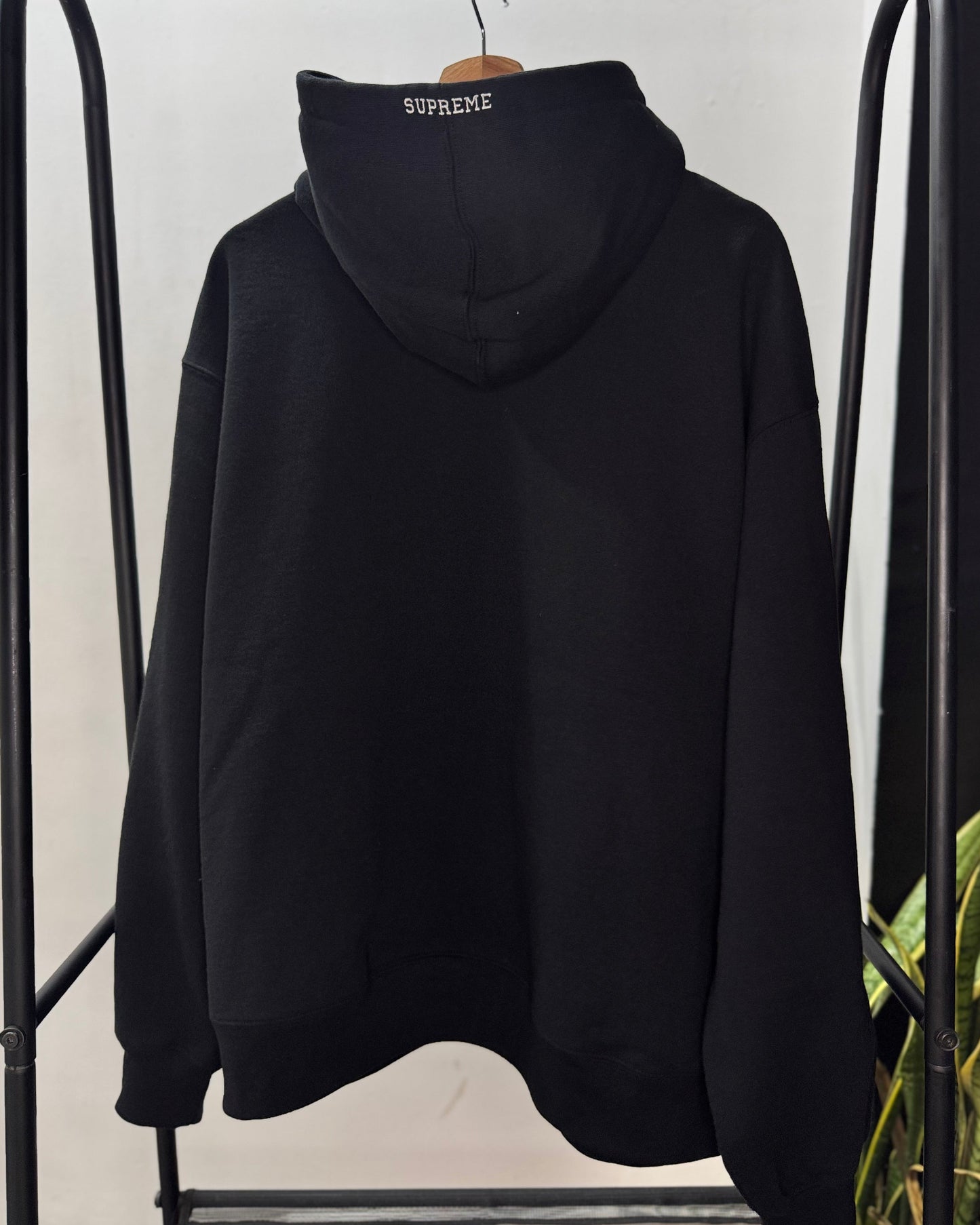 Zip Up Hoodie ”Devil S Logo" Black L