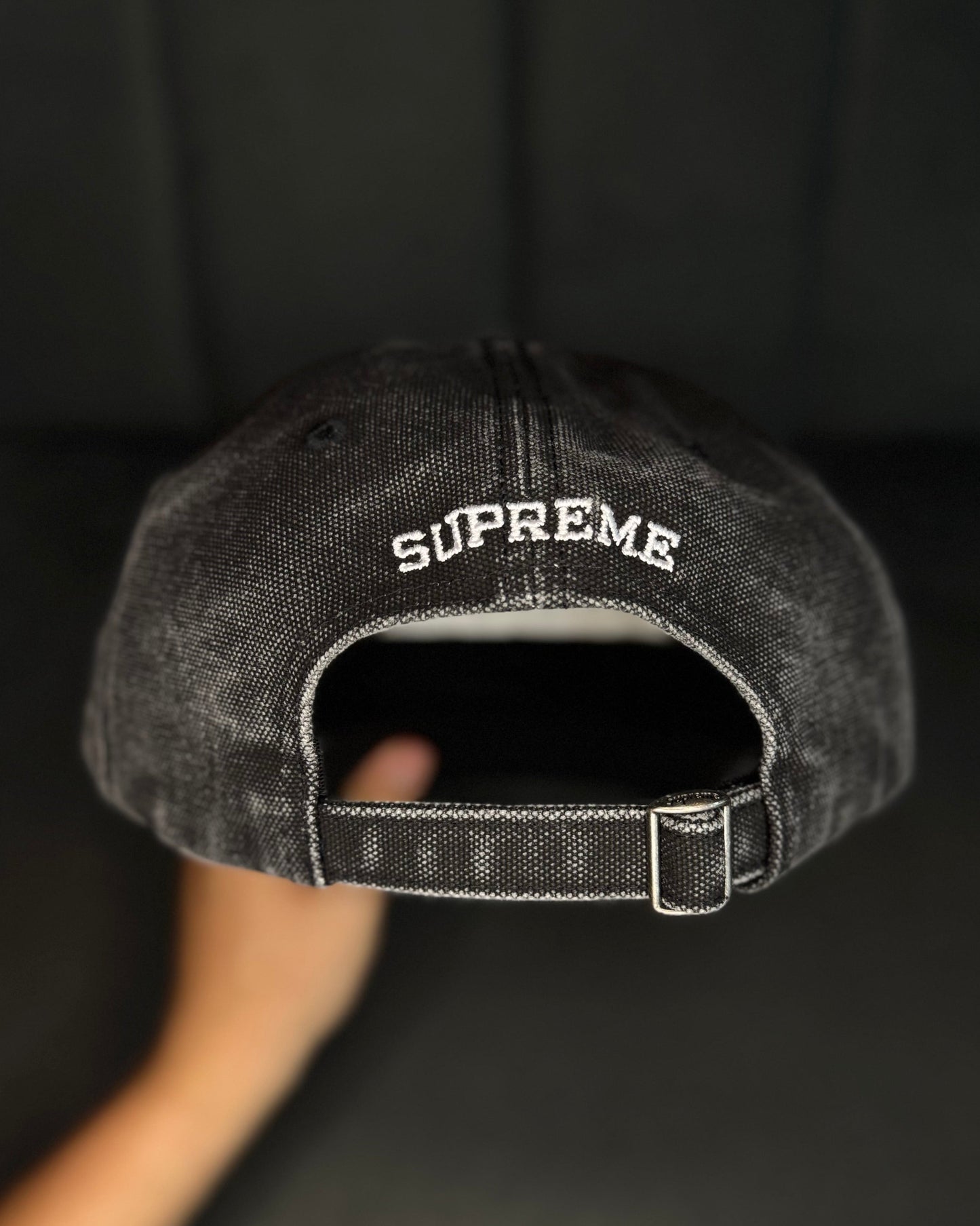 Pigment coated S Logo 6-Panel Black