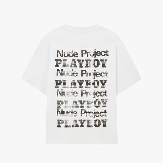 T-Shirt x PlayBoy "Monroe" White L