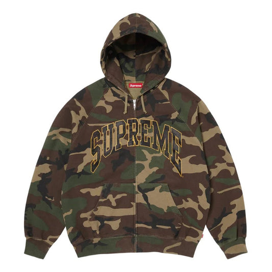 Zip Up Hoodie ”Cracked Zip" Camo XL