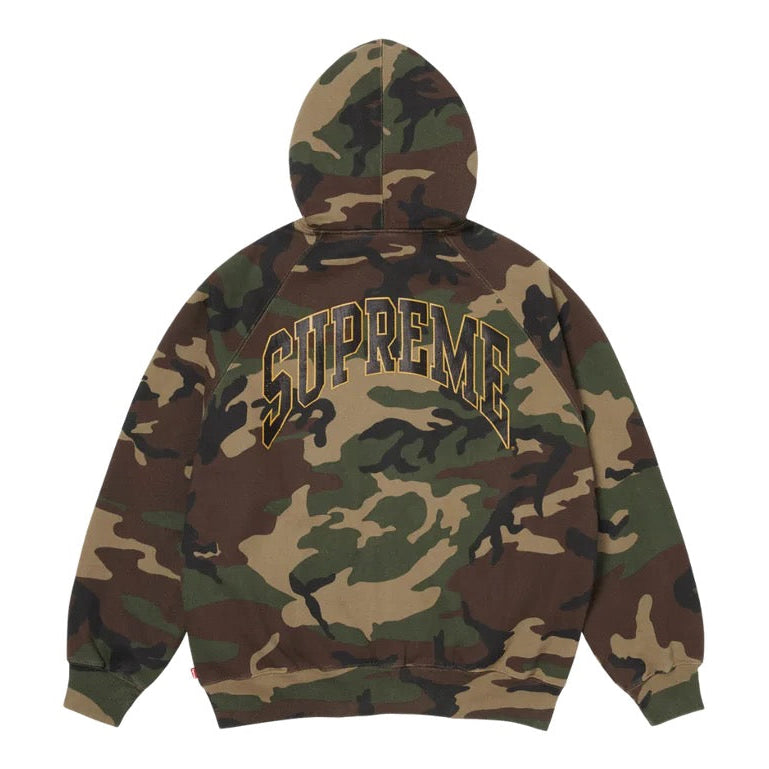 Zip Up Hoodie ”Cracked Zip" Camo XL