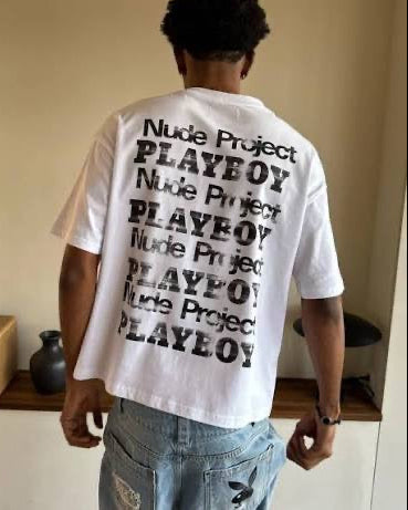 T-Shirt x PlayBoy "Monroe" White L