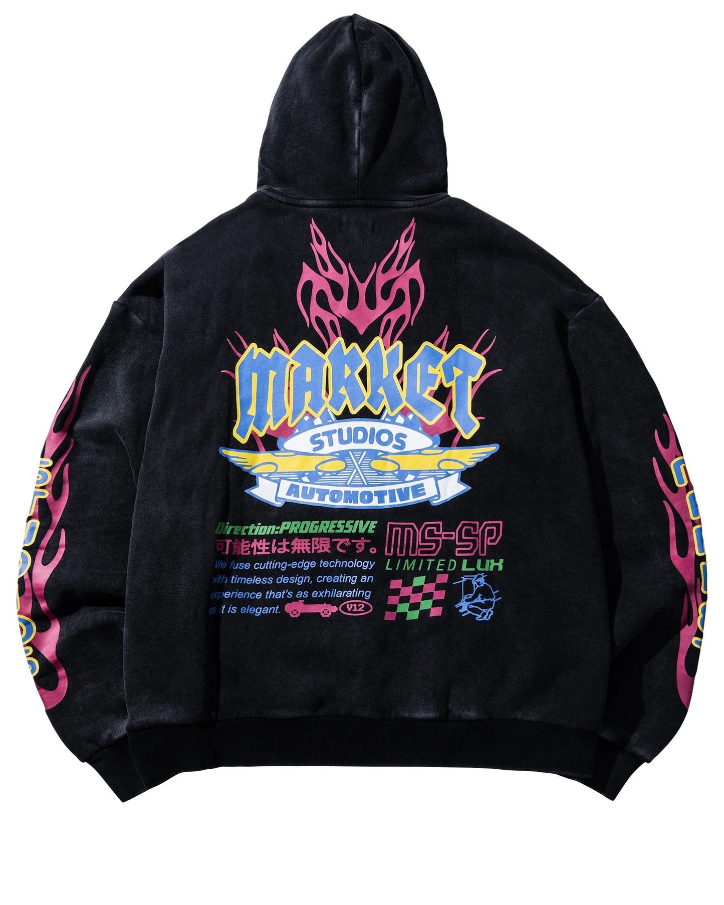 Hoodie "V12" Black XL