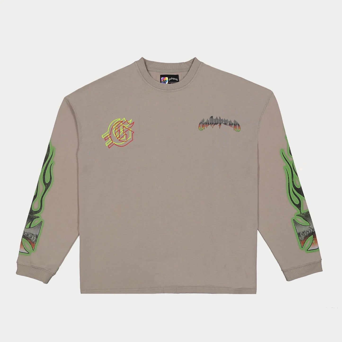 T-Shirt “Biker Nation” LS Grey XL