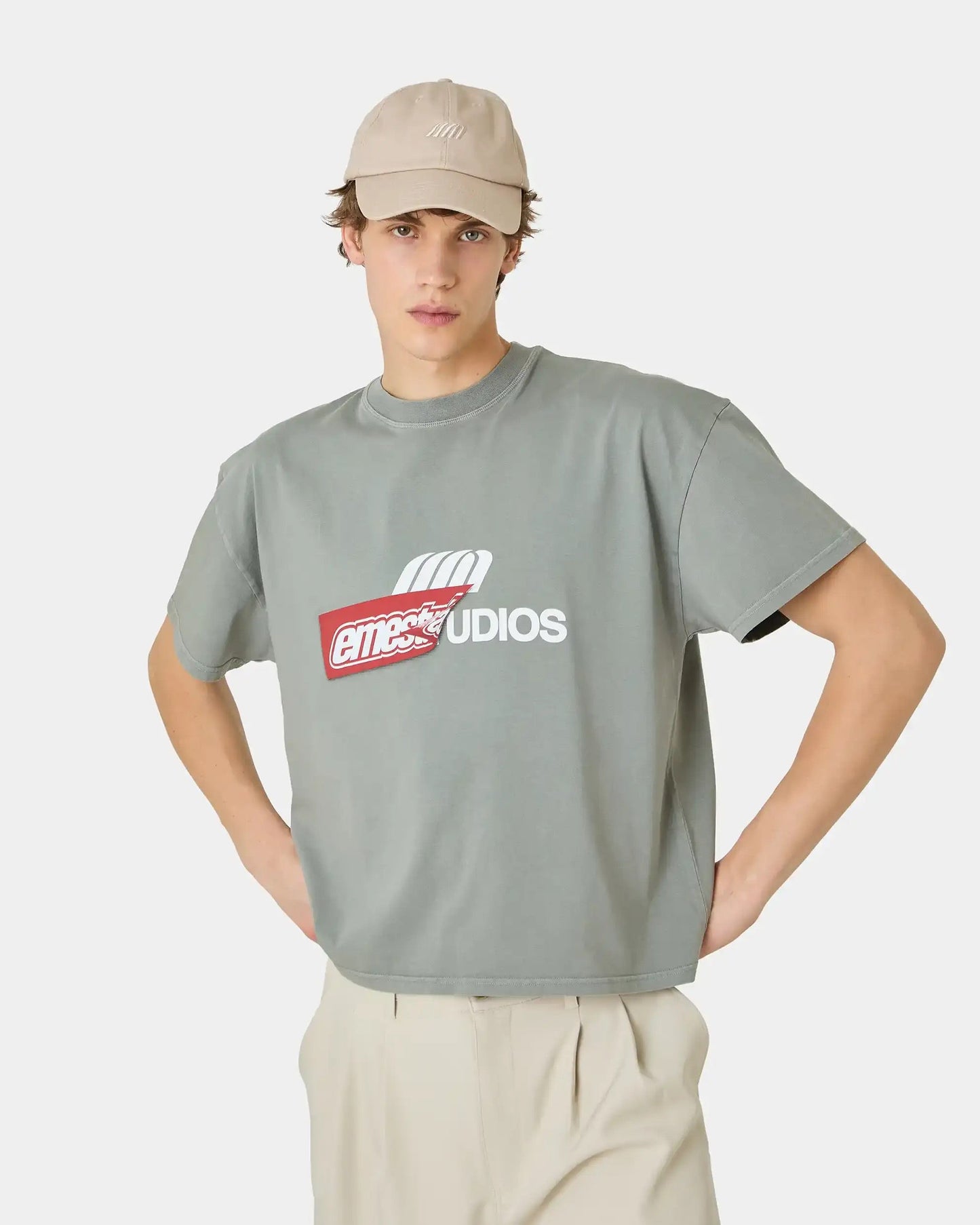 T-Shirt Despiece Olive XL