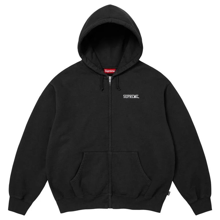 Zip Up Hoodie ”Blessed Appliqué" Black L