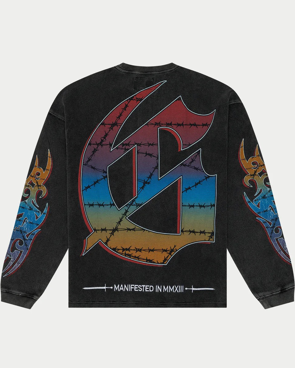 T-Shirt “Ollie” LS Thermal Black XL