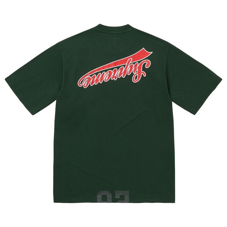 T-shirt “Cracked Flipped" Dark Green