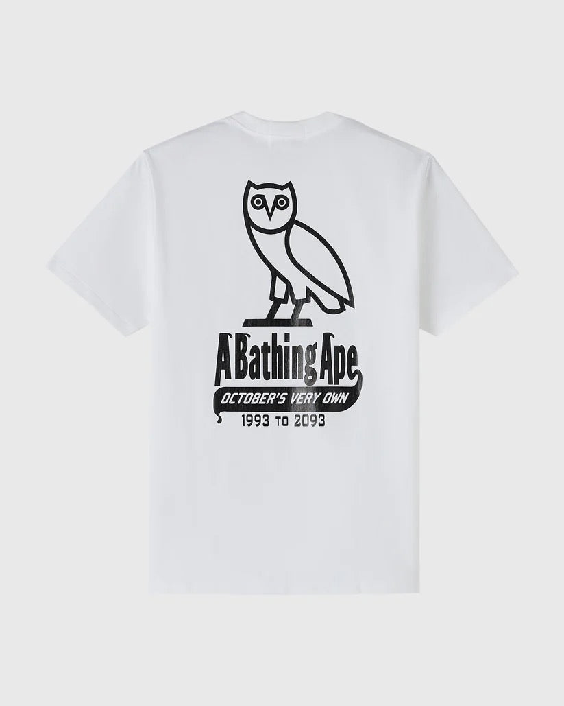 T-Shirt BAPE x OVO White L