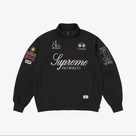 Sweatshirt Zip Up x La Martina x Jacob&Co Black XL