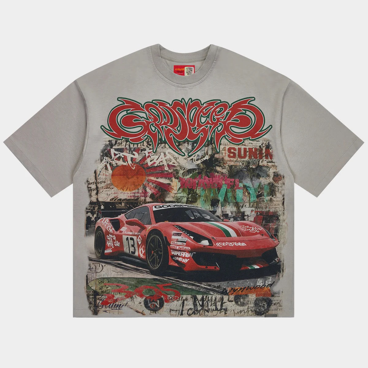 T-Shirt “305 Superrun" Grey L