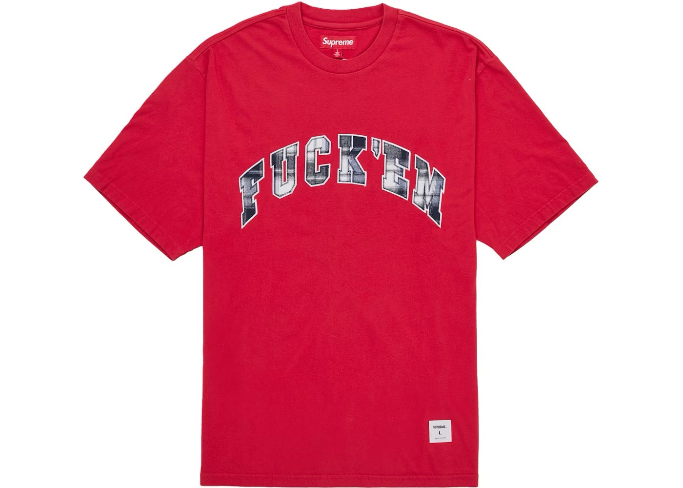 T-shirt “Fuck Em" Red L
