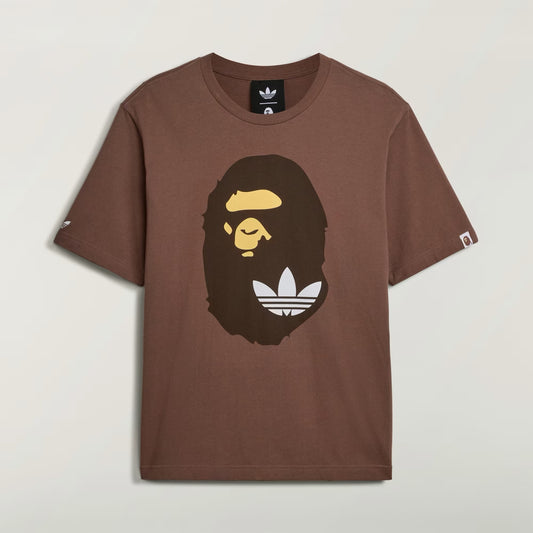 T-Shirt x Bape "Ape Head" Brown