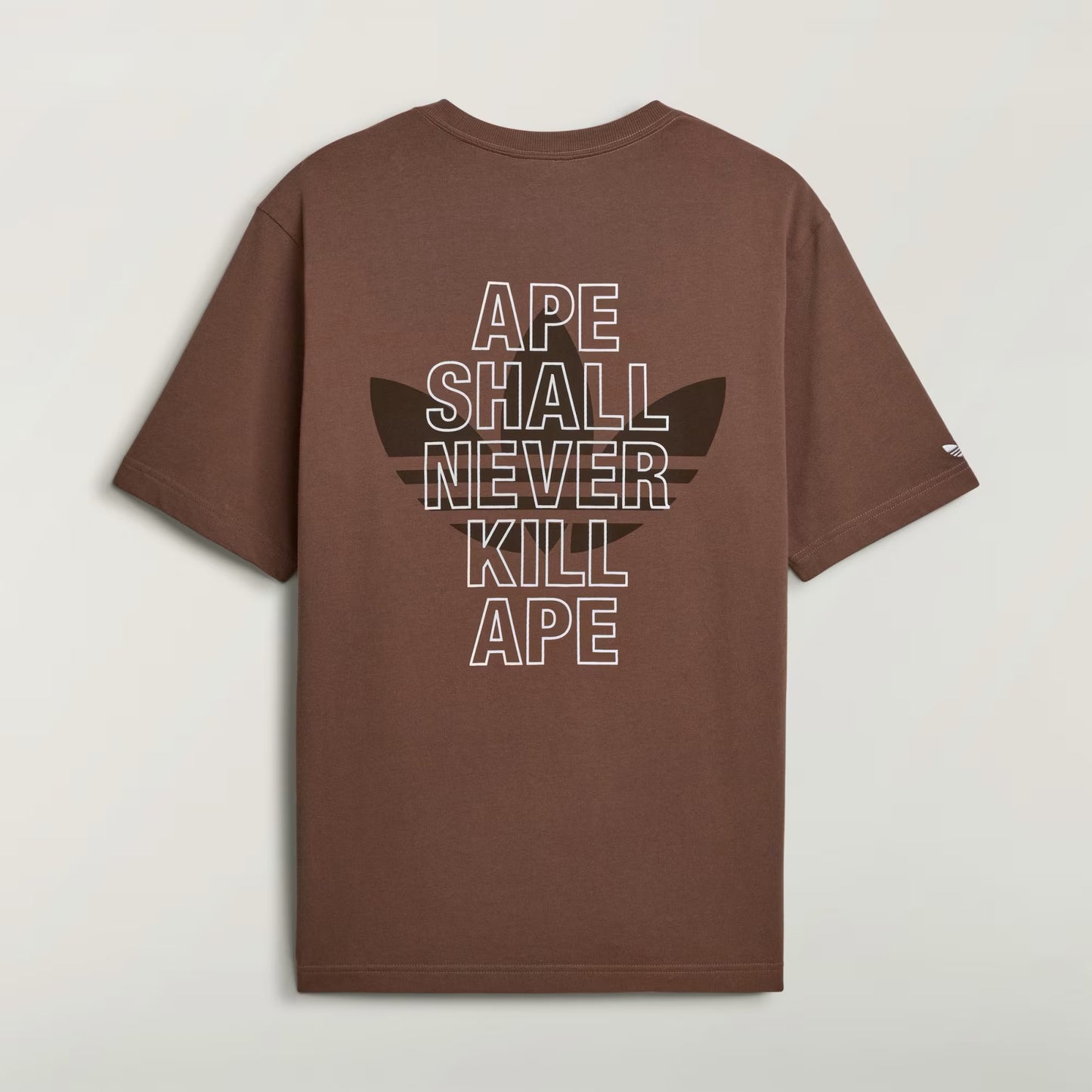T-Shirt x Bape "Ape Head" Brown