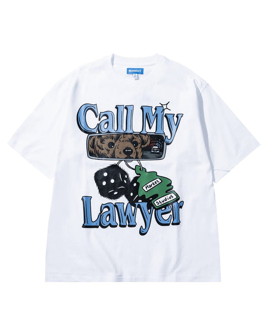 T-Shirt “Call my Lawyer” White L
