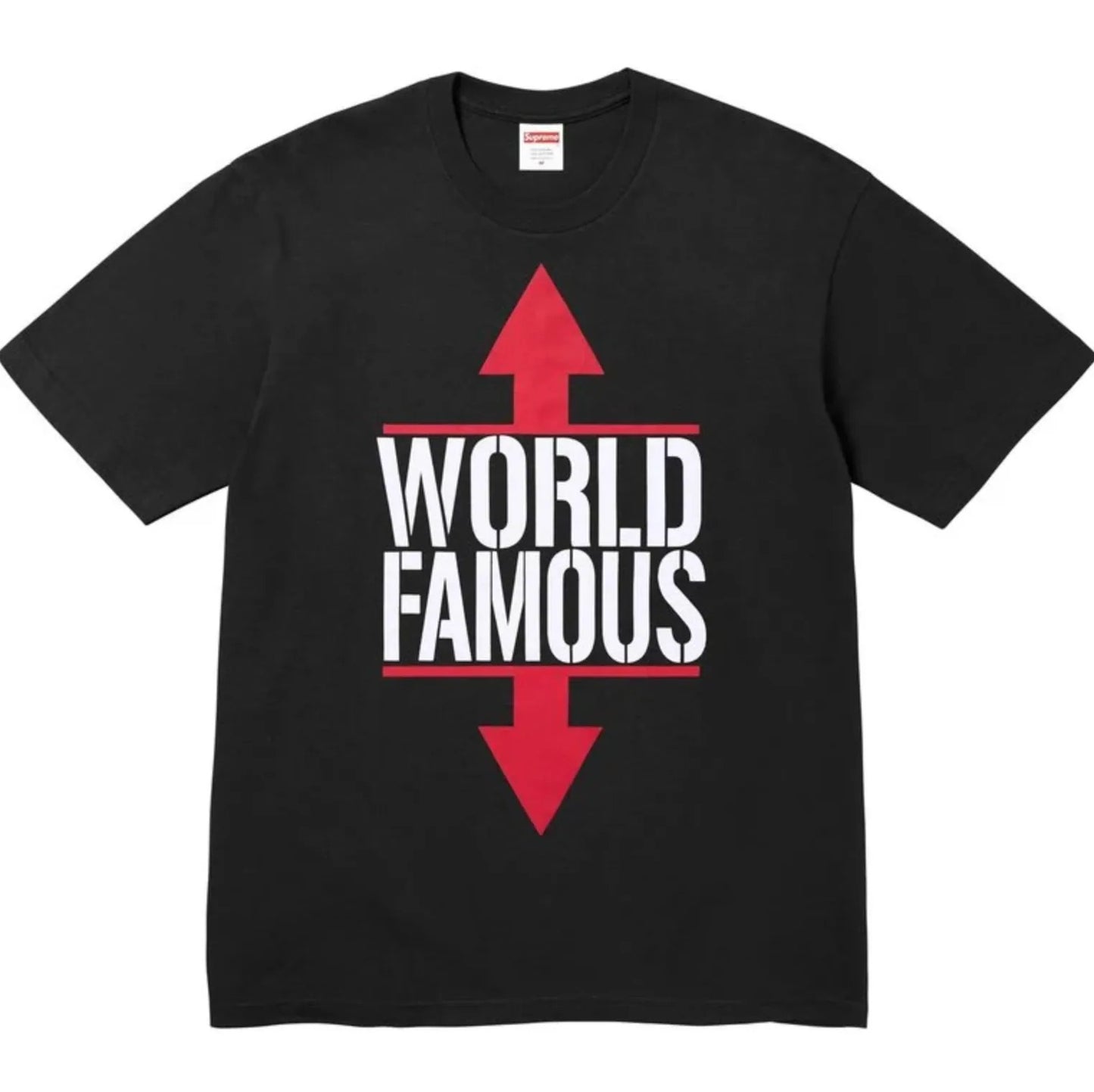 T-shirt “World Famous Tee" Black