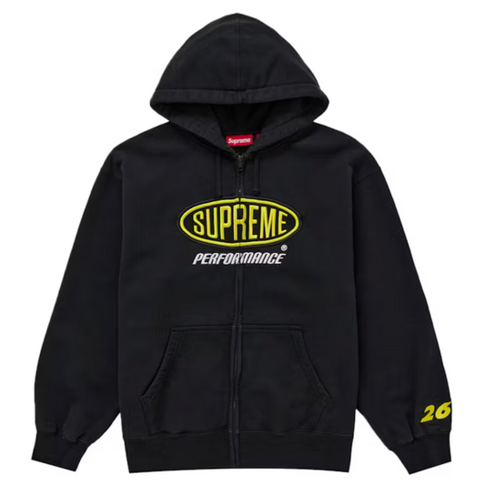Zip Up Hoodie ”Performance" Black XL
