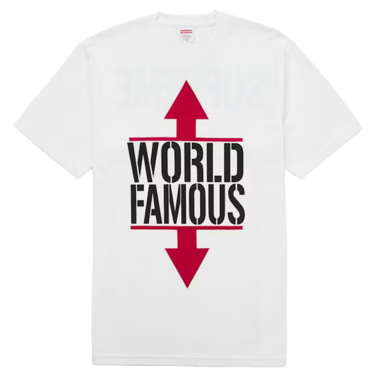 T-shirt “World Famous Tee" White