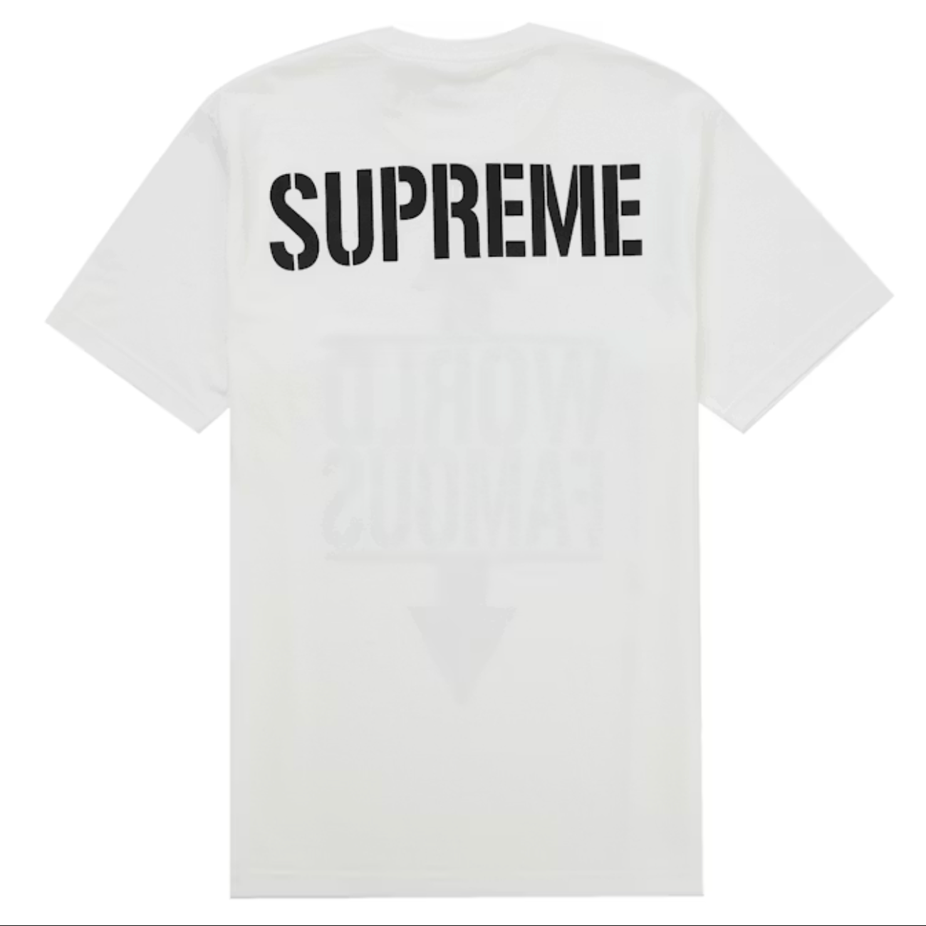 T-shirt “World Famous Tee" White